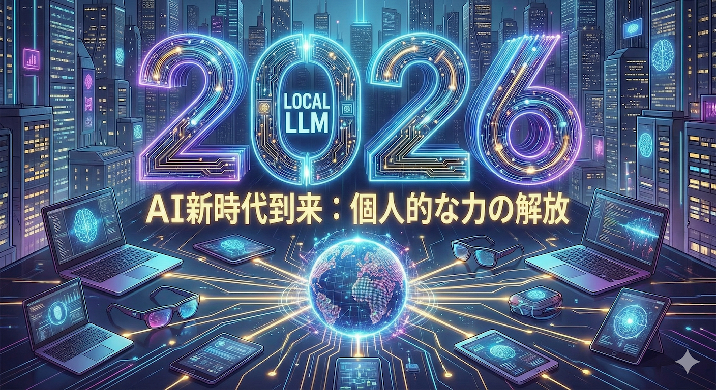 2026年はAI とくに Local LLM 元年